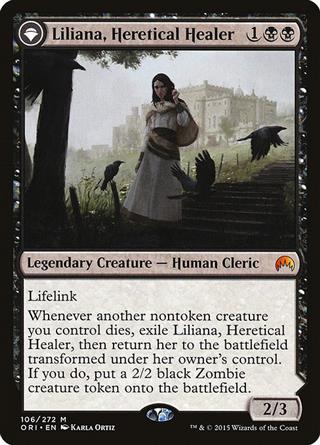 Liliana, Heretical Healer (Magic Origins Promo)